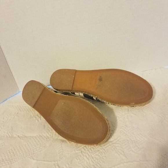 Bass Blue & White Canvas Slip-ons Shoes Sz 7 - Picture 5 of 7